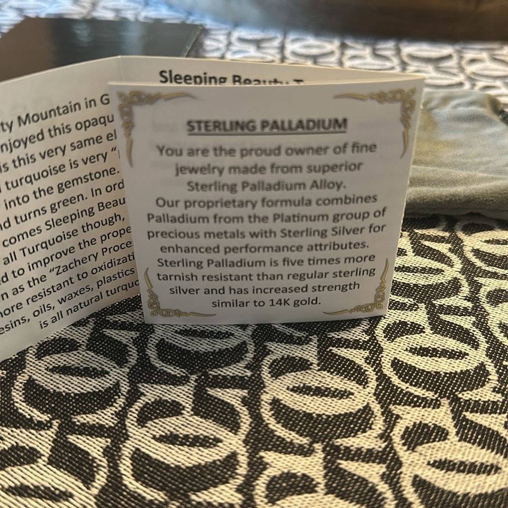 Turquoise Gems En Vogue II Ring Sleeping Beauty Mountain 5 Stone Size 8 - Picture 7 of 9